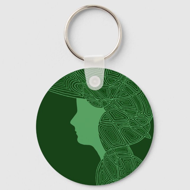 Irish Lass Key Ring (Front)
