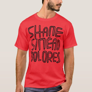 Irish Legends Shane MacGowan Sinead OConnor Dolore T-Shirt