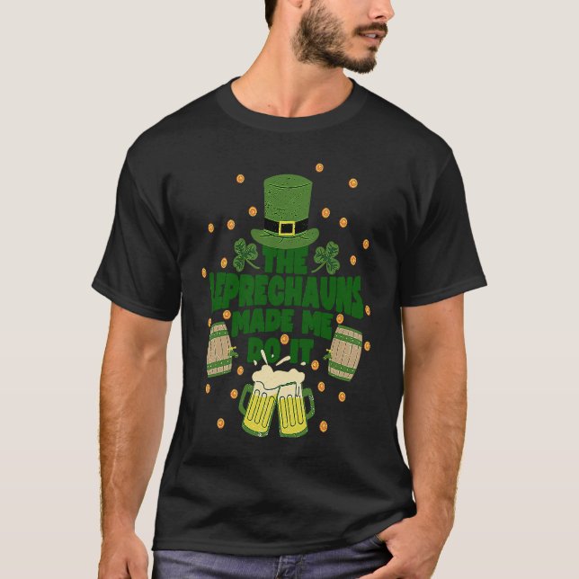 Irish Leprechaun Beer T-Shirt (Front)