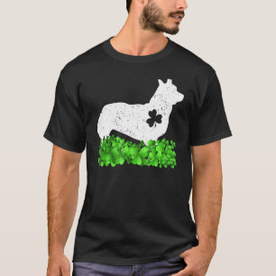 Irish Leprechaun Corgi Dog St Patricks Day T-Shirt