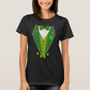 Irish Leprechaun Costume Tuxedo St Patrick's Day B T-Shirt