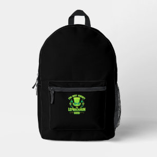 Irish Leprechaun Gag Gift Short Women Shamrock T-S Printed Backpack