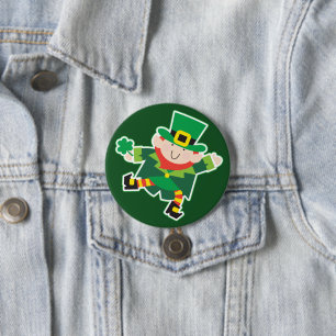Irish Leprechaun Jig 7.5 Cm Round Badge