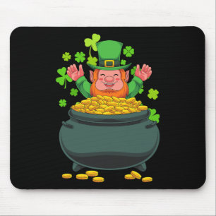 Irish Leprechaun Pot Of Gold Ireland St Patricks D Mouse Mat