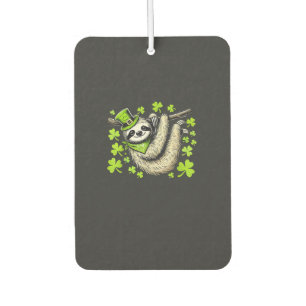 Irish Leprechaun Sloth Shamrock St Patricks Day An Car Air Freshener