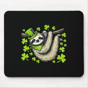 Irish Leprechaun Sloth Shamrock St Patricks Day An Mouse Mat