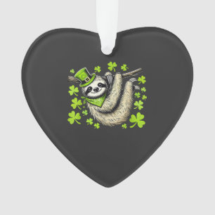 Irish Leprechaun Sloth Shamrock St Patricks Day An Ornament