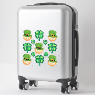 Irish leprechauns and lucky shamrocks