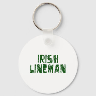 Irish Lineman Key Ring