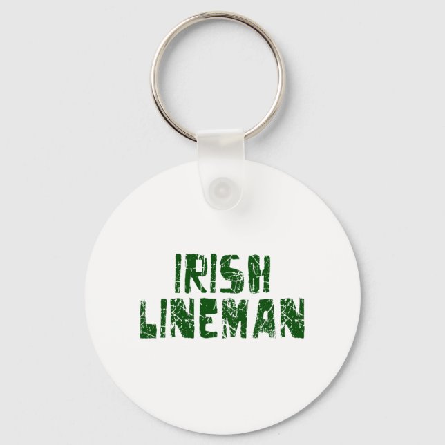 Irish Lineman Key Ring (Front)
