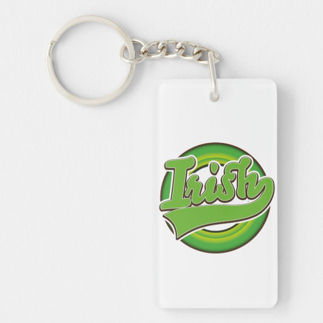 Irish logo. key ring (Front)