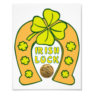 irish luck photo print