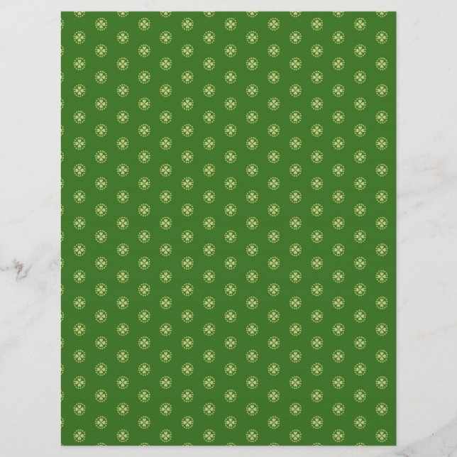 Irish Luck Scrapbook Paper 3 (Front)