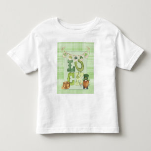 Irish Luck St Patrick's Day Gnome Shamrock Green   Toddler T-Shirt