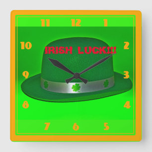 Irish Luck Wall Clock