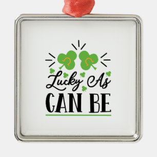 Irish Lucky As Can Be Metal Tree Decoration