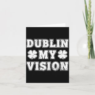 Irish Lucky Leprechaun St. Patrick's Day Dublin My Card