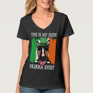 Irish Lucky Shamrock Bull Terrier St Patrick's Day T-Shirt