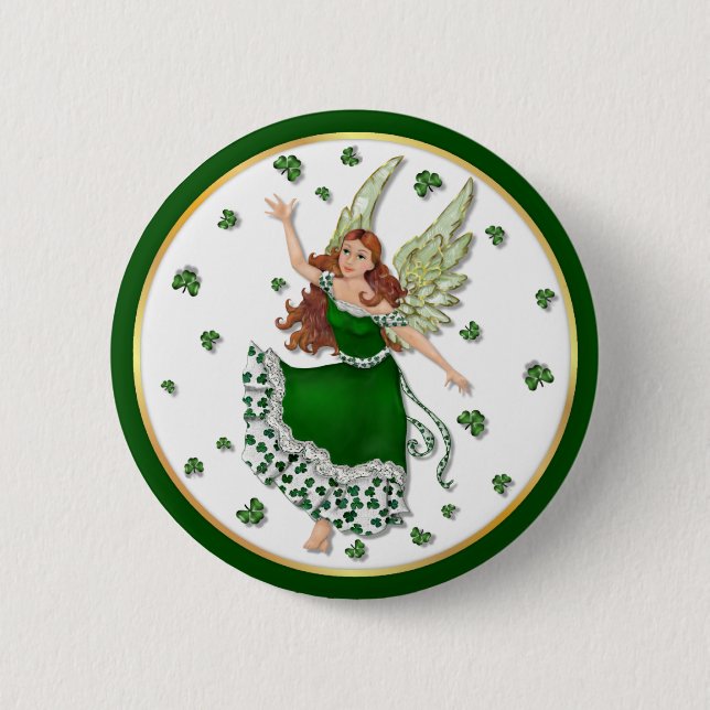 Irish Magic 6 Cm Round Badge (Front)