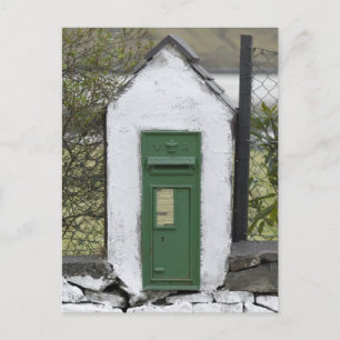Irish Mail Box Postcard