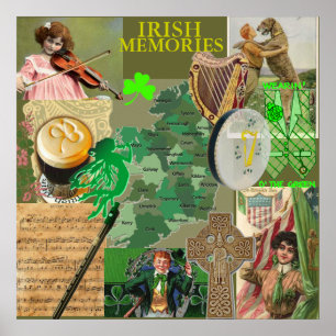 IRISH MEMORIES POSTER from 8.99