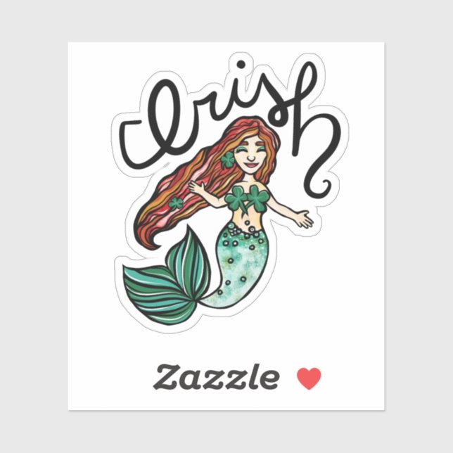 Irish Mermaid Red Hair Mermaids (Sheet)