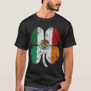 Irish Mexican Flag Mexico Ireland St Patricks Day  T-Shirt