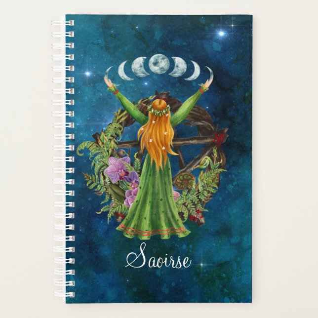 Irish Moon Goddess Planner (Front)