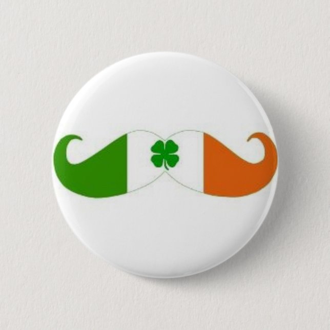 Irish moustache badge (Front)