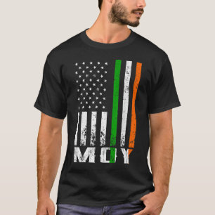 Irish MOY Family American Flag Ireland Flag T-Shirt