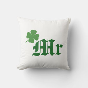 Irish Mr Wedding Pillow