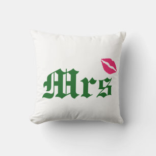Irish Mrs Wedding Pillow