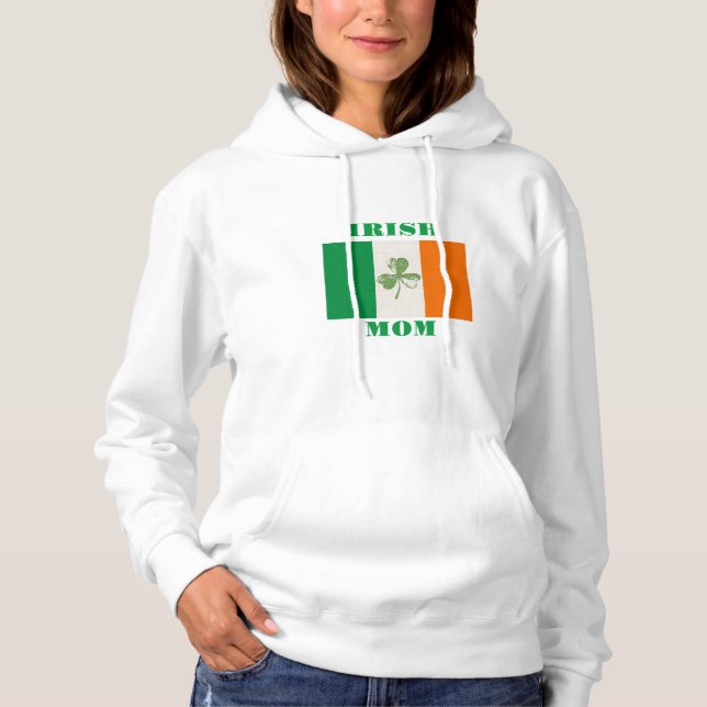 Irish Mum Hoodie Sweatshirt (Front)