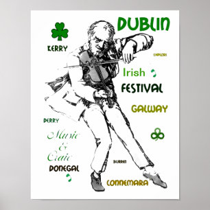 Irish music poster