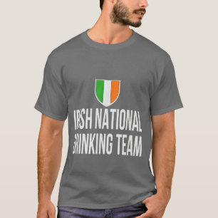 Irish National Drinking Team National Pride Beer T-Shirt