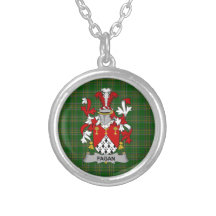 Irish Necklace Fagan Coat of Arms Family Crest