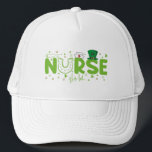 Irish Nurse Stethoscope Scrub Patricks Day Nurses Trucker Hat<br><div class="desc">Irish Nurse Stethoscope Scrub St Patricks Day Nurses</div>