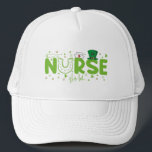 Irish Nurse Stethoscope Scrub Patricks Day Nurses Trucker Hat<br><div class="desc">Irish Nurse Stethoscope Scrub St Patricks Day Nurses</div>