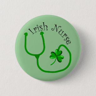 Irish Nurse T-Shirts and Gifts 6 Cm Round Badge