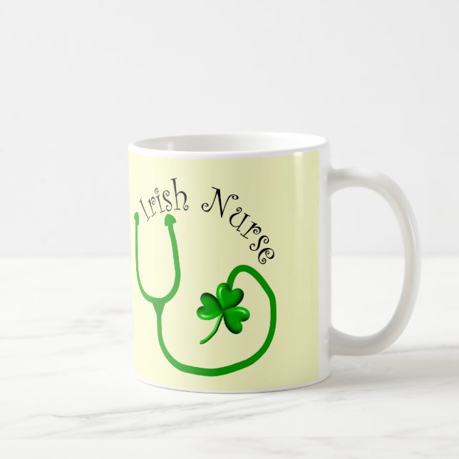 Irish Nurse T-Shirts and Gifts Coffee Mug (Right)