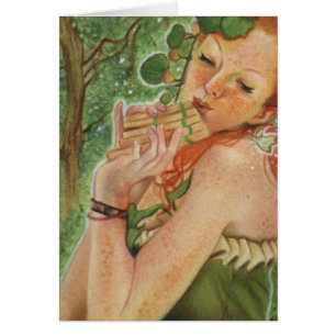 Irish Nymph Fairy Card