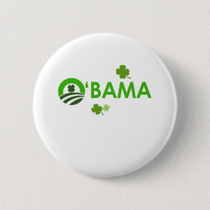 Irish Obama 6 Cm Round Badge