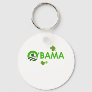 Irish Obama Key Ring