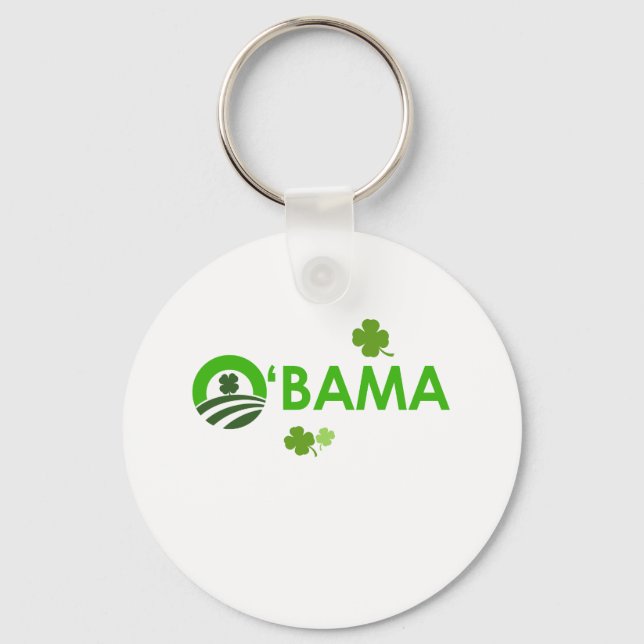 Irish Obama Key Ring (Front)