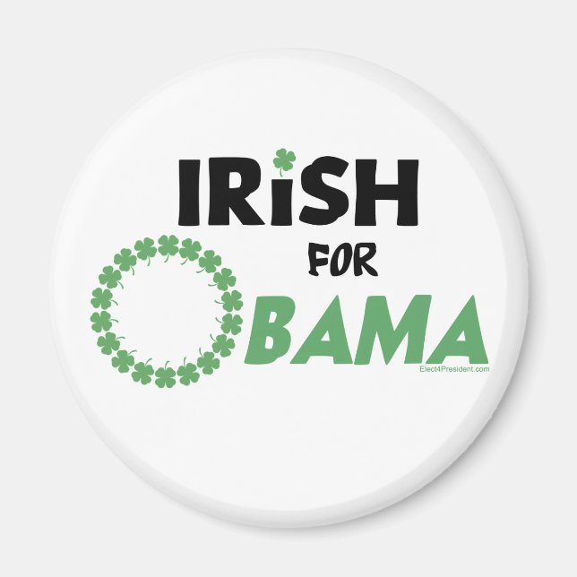 Irish Obama T-shirts and Swag Magnet (Front)