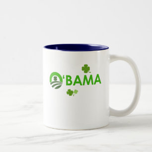 Irish O'Bama Two-Tone Coffee Mug