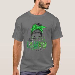 Irish One Lucky CNA Nurse Leopard Shamrock St Patr T-Shirt