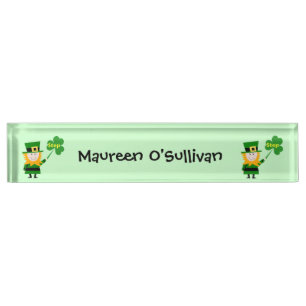 Irish Only Nameplate