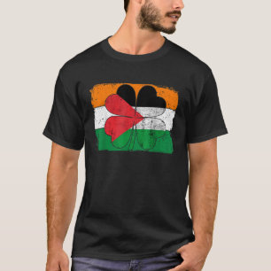 Irish Palestine Flag Ireland Shamrock St Patricks T-Shirt