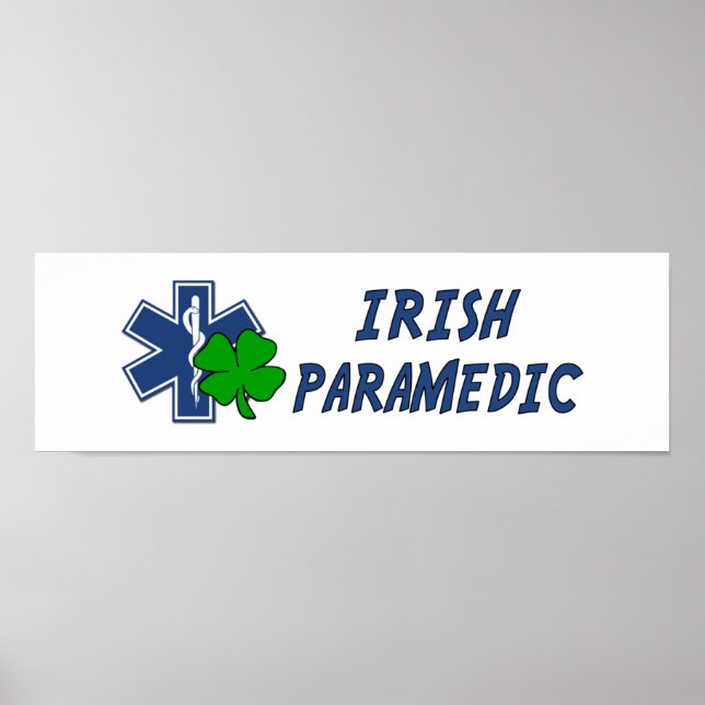 Irish Paramedic Poster (Front)